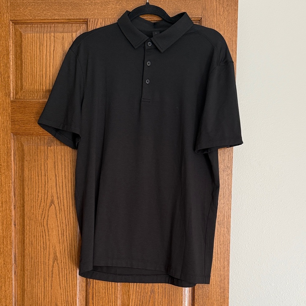 Lululemon Classic Black Polo Shirt